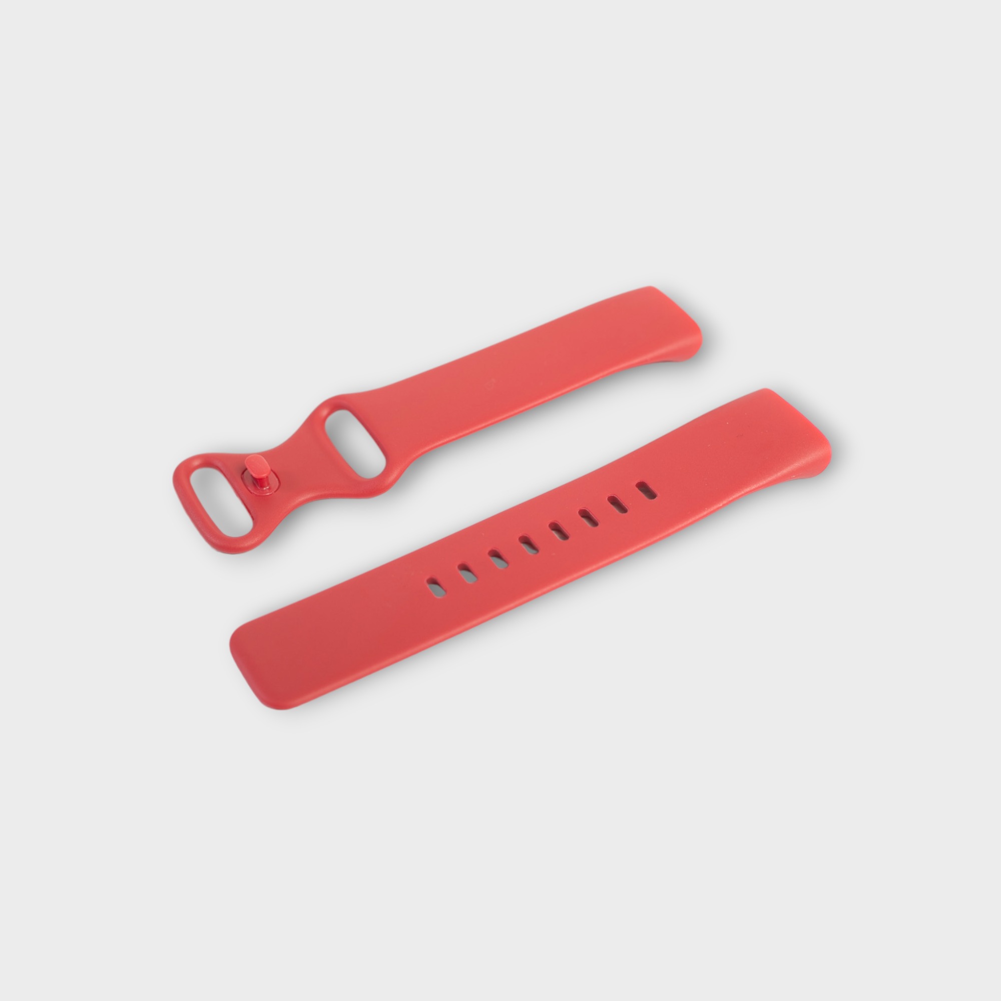Fitbit Charge 5 Silicone Strap Red:grey Small